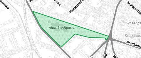 Gassi-Ort Alter Stadtgarten in Neuss