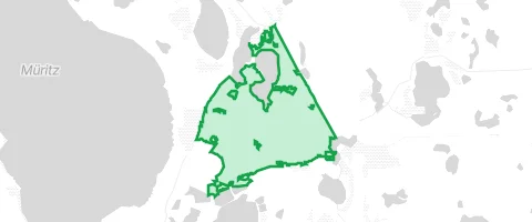 Gassi-Ort Boeker Forst in Rechlin