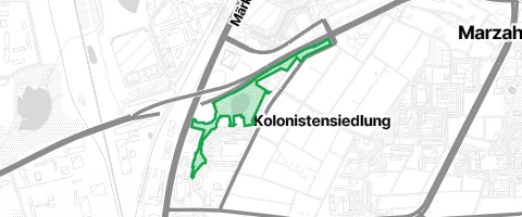 Gassi-Ort Bruno-Baum-Grünzug in Berlin