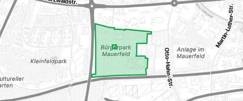 Gassi-Ort Bürgerpark Mauerfeld in Lahr