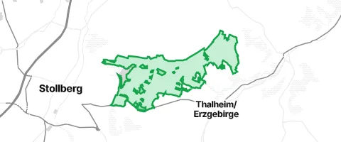 Gassi-Ort Bürgerwald in Thalheim/Erzgebirge