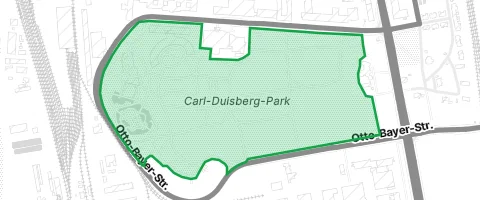 Gassi-Ort Carl-Duisberg-Park in Köln