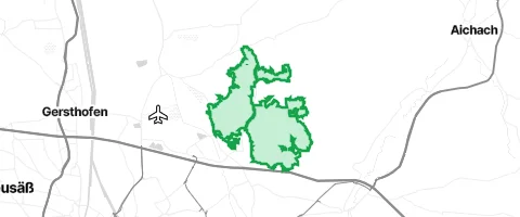 Gassi-Ort Derchinger Forst in Friedberg