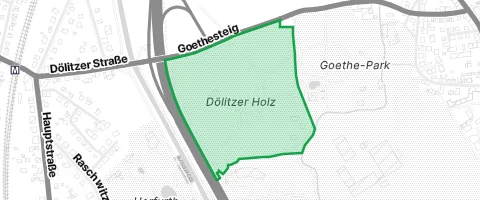 Gassi-Ort Dölitzer Holz in Lucka