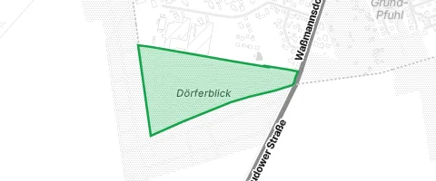 Gassi-Ort Dörferblick in Berlin