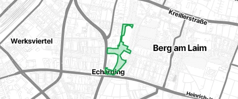 Gassi-Ort Echardinger Grünstreifen in München