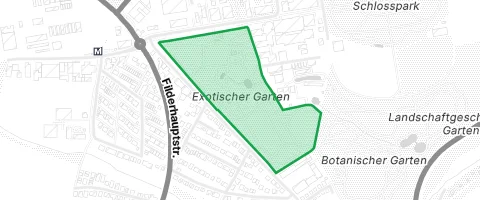 Gassi-Ort Exotischer Garten in Stuttgart