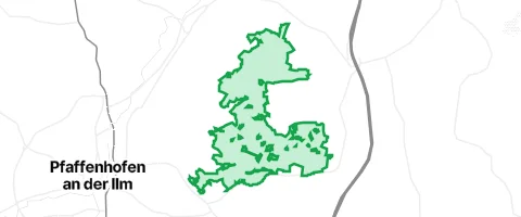 Gassi-Ort Förnbacher Forst in Pfaffenhofen an der Ilm
