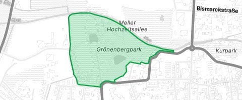 Gassi-Ort Grönenbergpark in Melle
