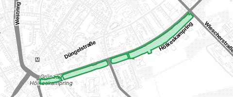 Gassi-Ort Grünzug Hölkeskampring in Herne
