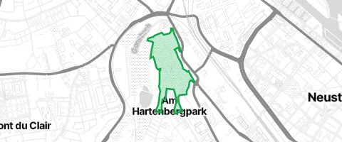 Gassi-Ort Hartenbergpark in Mainz