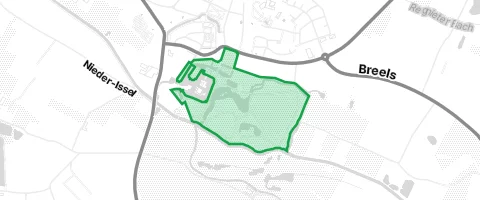 Gassi-Ort historischer Schlosspark Wasserburg Anholt in Anholt