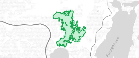 Gassi-Ort Hopfener Wald, Bannwald in Füssen