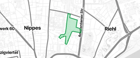 Gassi-Ort Johannes-Giesberts-Park in Köln