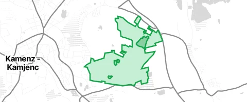 Gassi-Ort Kamenzer Stadtwald in Nebelschütz