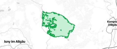 Gassi-Ort Kürnacher Wald in Kreuzthal