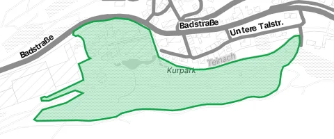 Gassi-Ort Kurpark in Bad Teinach