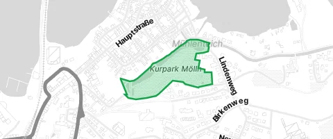 Gassi-Ort Kurpark Mölln in Mölln
