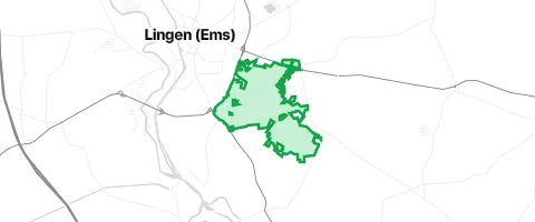 Gassi-Ort Lingener Wald in Lingen (Ems)