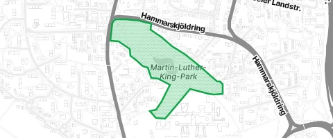 Gassi-Ort Martin-Luther-King-Park in Frankfurt am Main