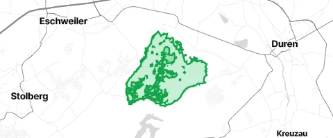 Gassi-Ort Meroder Wald in Jüngersdorf