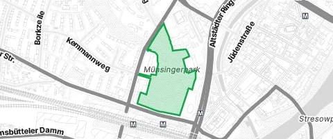 Gassi-Ort Münsingerpark in Berlin