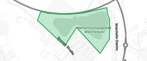 Gassi-Ort Naherholungsgebiet Weichelsee in Rotenburg