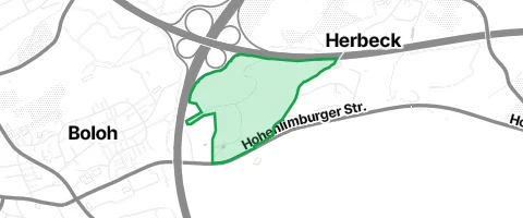 Gassi-Ort Naturschutzgebiet Hühnerloh in Hagen