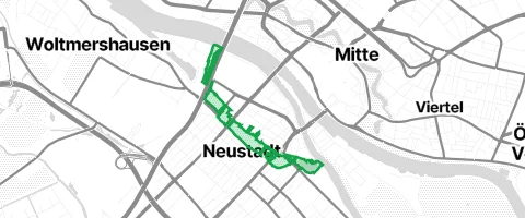 Gassi-Ort Neustadtswallanlagen in Stadtgebiet Bremen