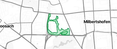 Gassi-Ort Olympiapark Nord in München