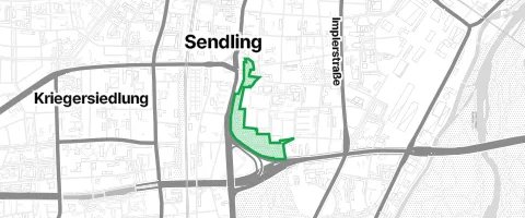 Gassi-Ort Park an der Plinganserstraße in München