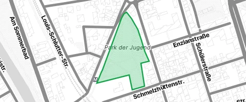 Gassi-Ort Park der Jugend in Gera