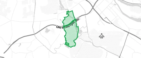 Gassi-Ort Park Links der Weser in Stadtgebiet Bremen