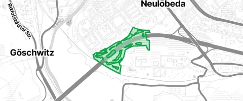 Gassi-Ort Park Lobdeburgtunnel in Jena