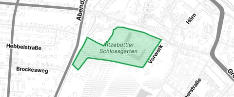 Gassi-Ort Ritzebüttler Schlossgarten in Kaiser-Wilhelm-Koog
