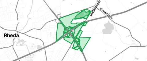Gassi-Ort Schiffheide in Dissen am Teutoburger Wald