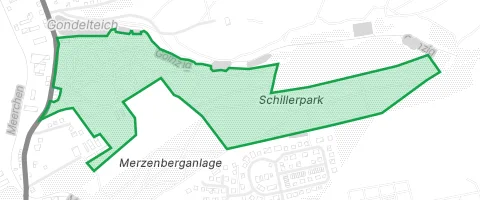 Gassi-Ort Schillerpark in Meerane