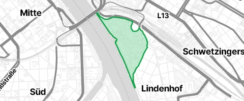 Gassi-Ort Schlosspark in Mannheim