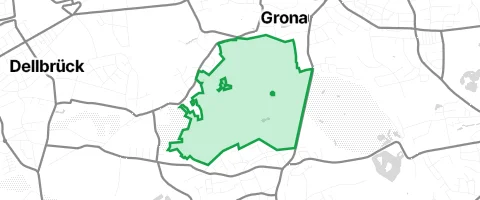 Gassi-Ort Schluchter Heide in Bergisch Gladbach