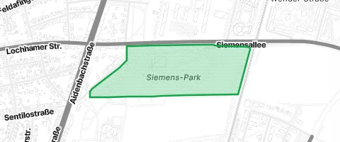 Gassi-Ort Siemens-Park in München