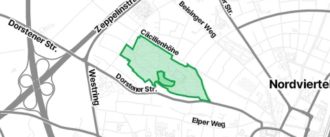 Gassi-Ort Stadtgarten in Recklinghausen