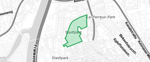 Gassi-Ort Stadtpark in Forchheim