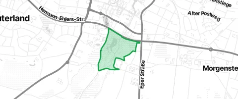 Gassi-Ort Stadtpark der Stadt Gronau in Gronau