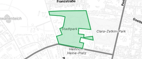 Gassi-Ort Stadtpark in Wittenberge