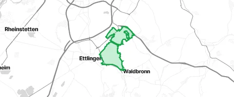 Gassi-Ort Stadtwald Ettlingen in Ettlingen