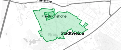 Gassi-Ort Stadtweide in Rostock