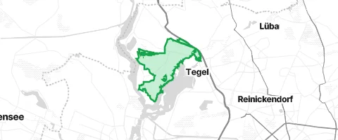 Gassi-Ort Tegeler Forst (südl. Teil) in Berlin