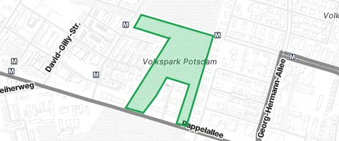 Gassi-Ort Volkspark Potsdam in Potsdam