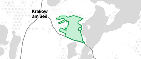 Gassi-Ort Waddingstannen in Krakow am See