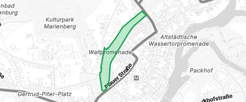 Gassi-Ort Wallpromenade in Brandenburg an der Havel